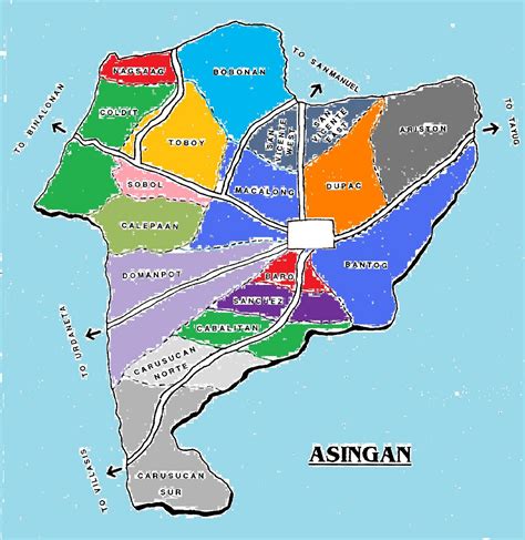 asingan pangasinan map.